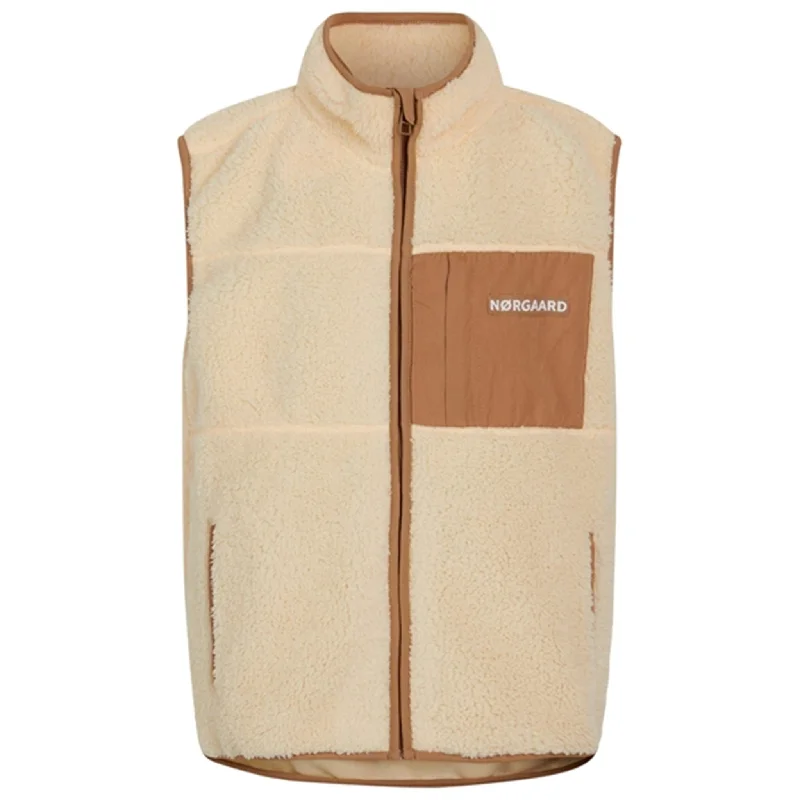 Mads Nørgaard Teddy Fleece Vilads Vest Vanilla Custard