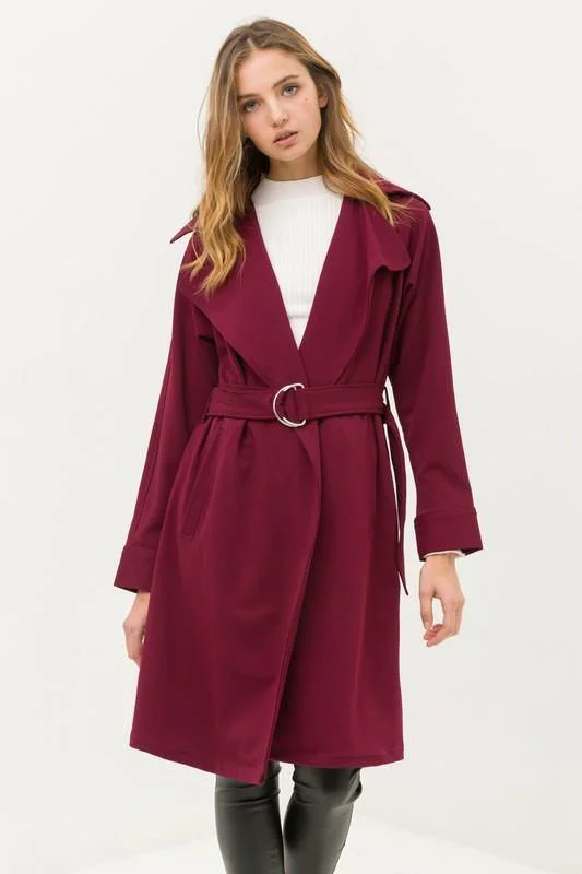 Amani, Belted Trench Lightweight Coat